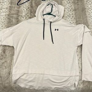 Under Armour white hoodie shirt